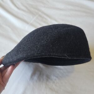 Dorfman Pacific Wool Bowler Hat Cap Vintage Gray Grey Size S/M